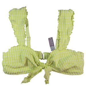 Adore Me Lime Green Bikini Top Size M